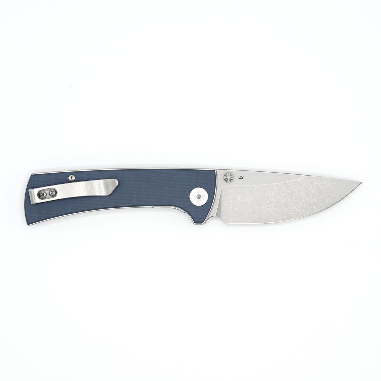 Eikonic RCK9 Einhandmesser, G10, blau/grau