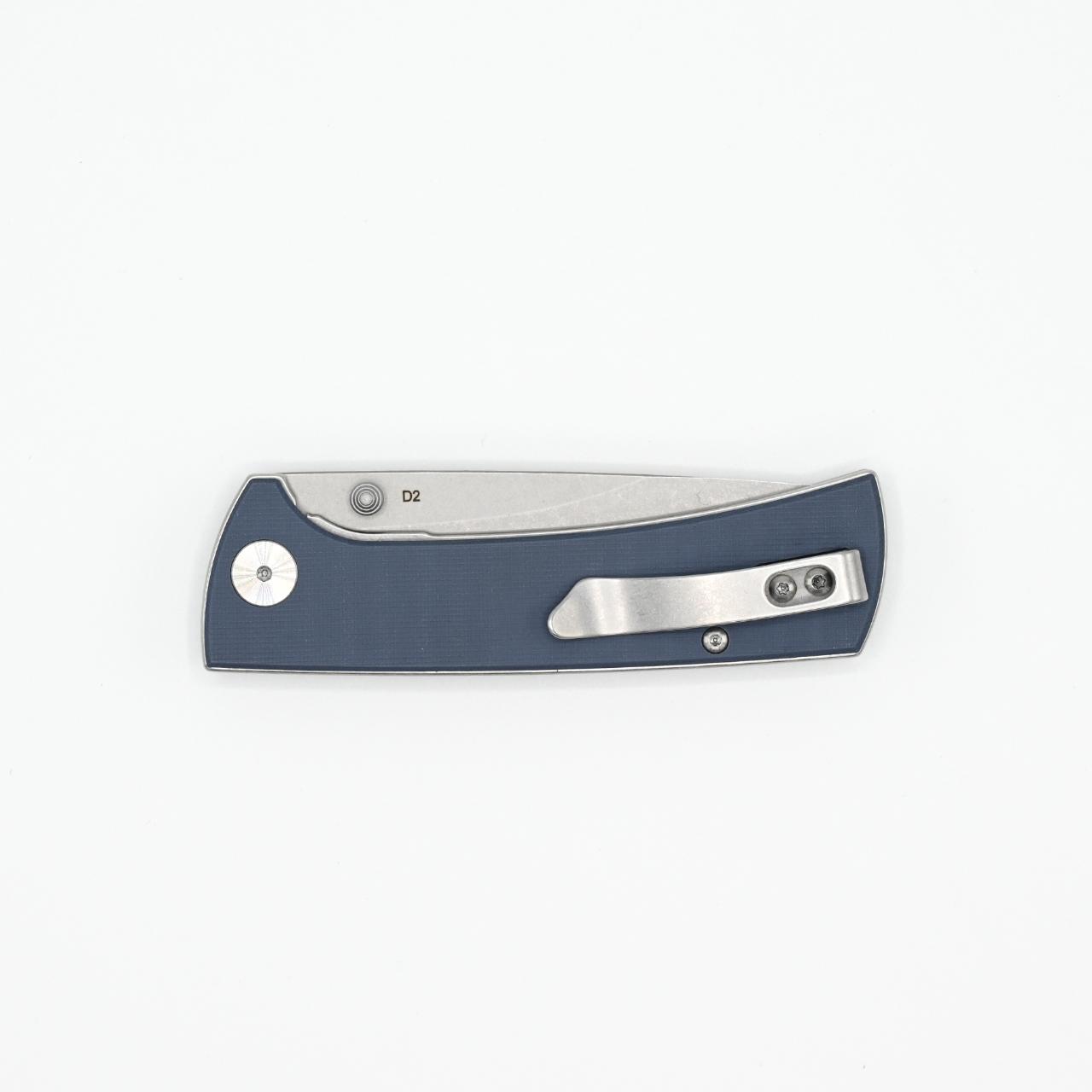 Eikonic RCK9 Einhandmesser, G10, blau/grau