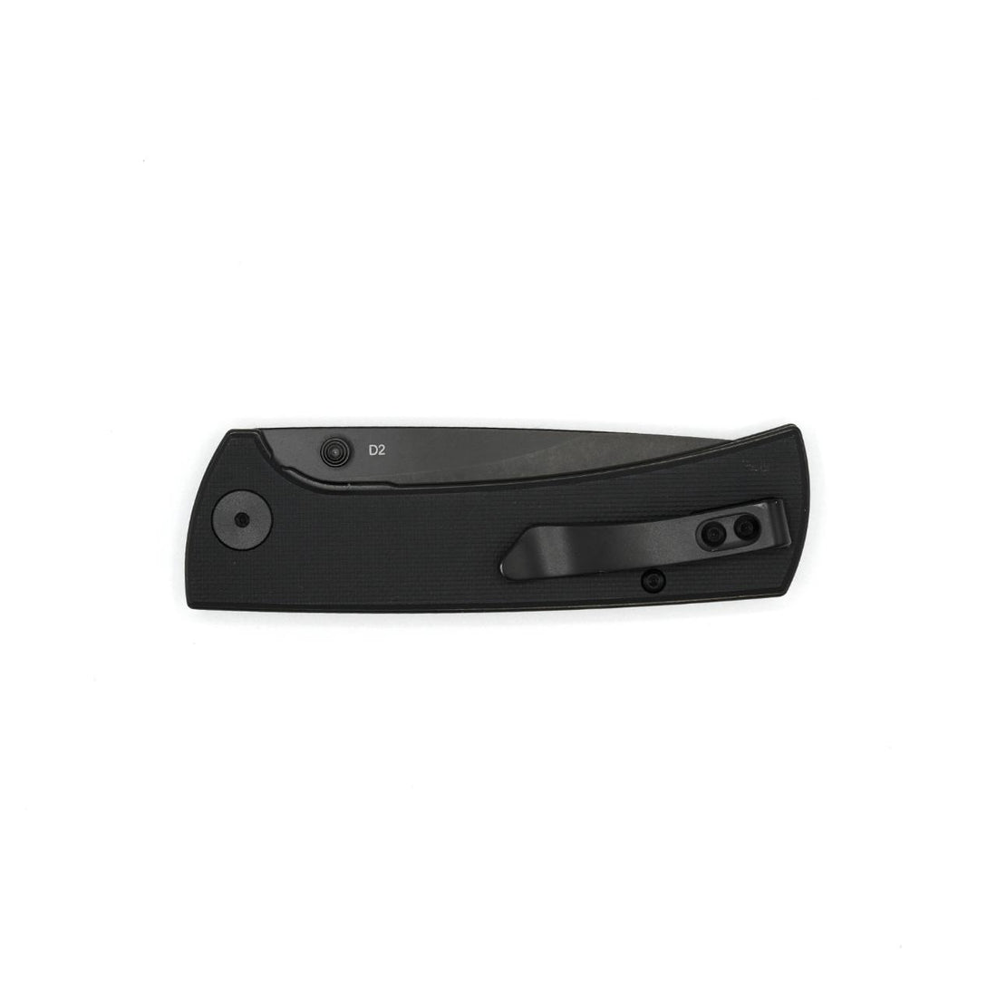 Eikonic RCK9 Einhandmesser, G10, schwarz, Teilsägezahnung