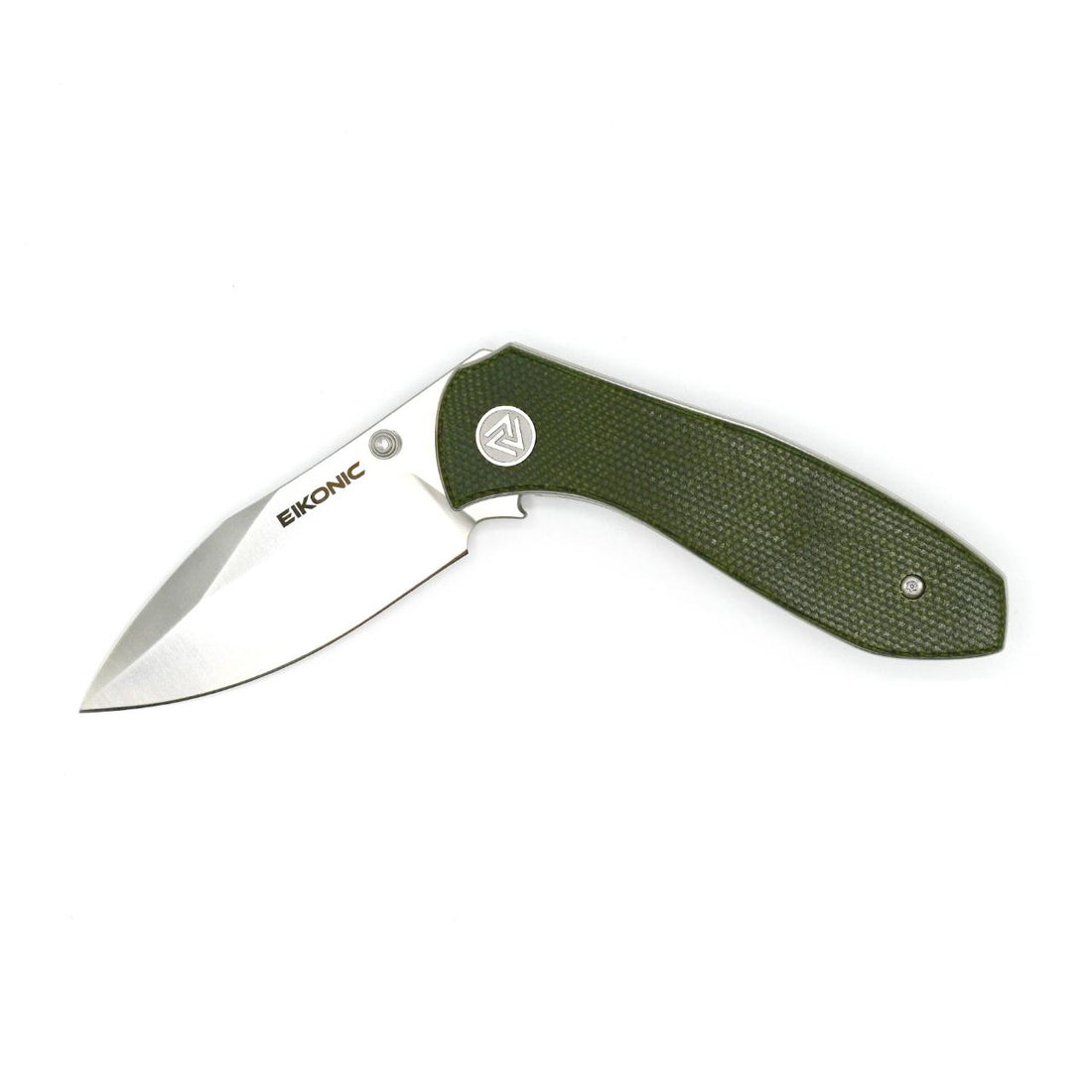 Eikonic KASADOR Einhandmesser, Micarta, olivgrün