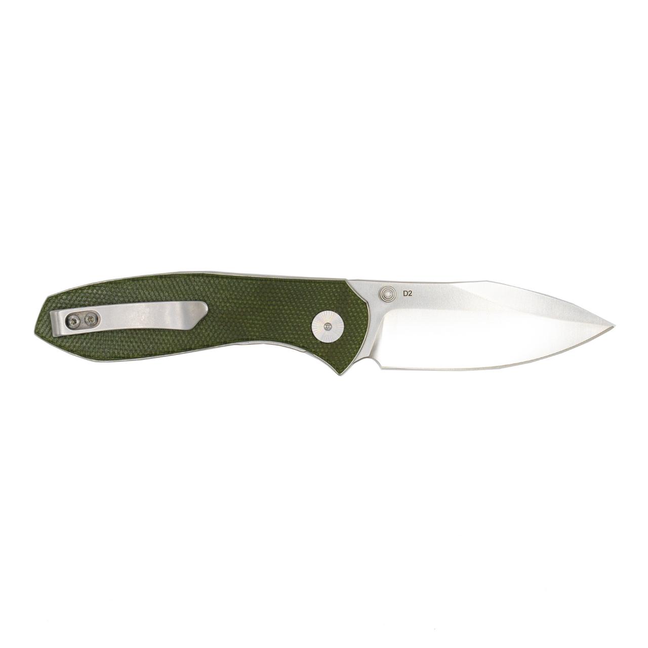 Eikonic KASADOR Einhandmesser, Micarta, olivgrün