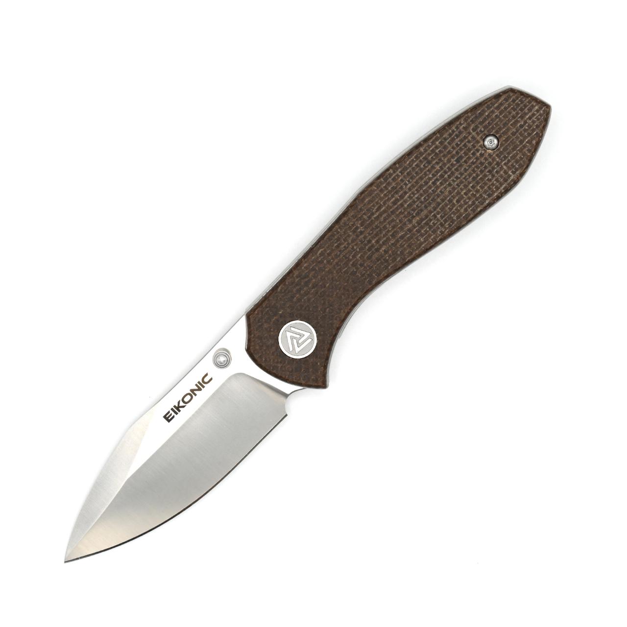 Eikonic KASADOR Einhandmesser, Micarta, braun