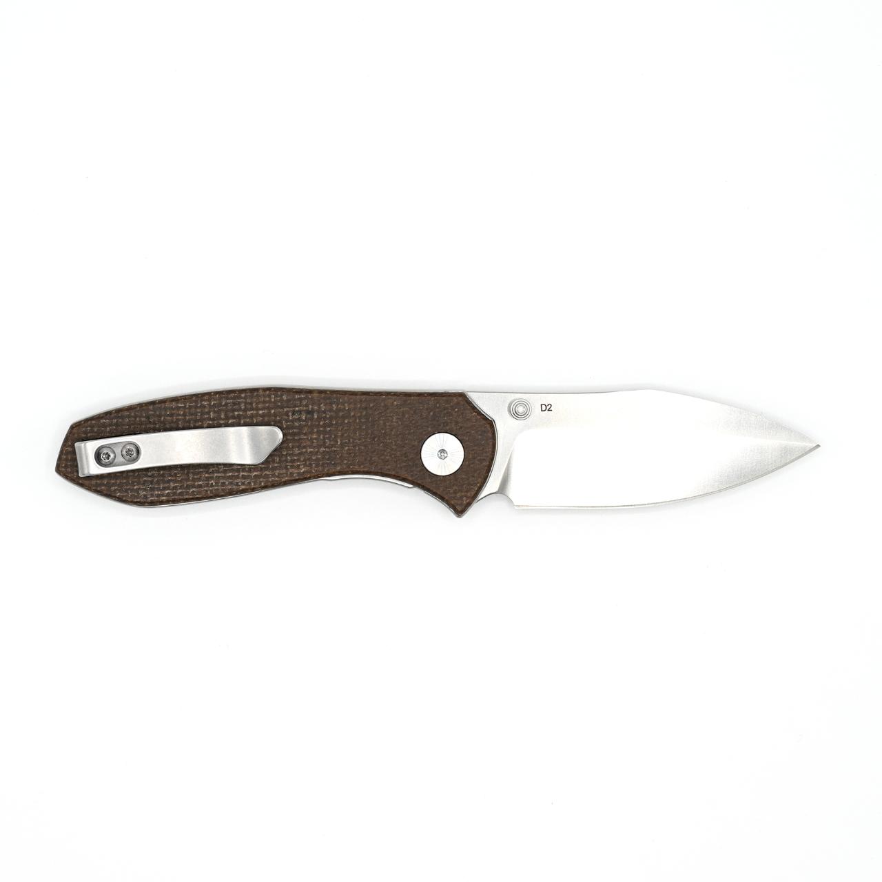 Eikonic KASADOR Einhandmesser, Micarta, braun