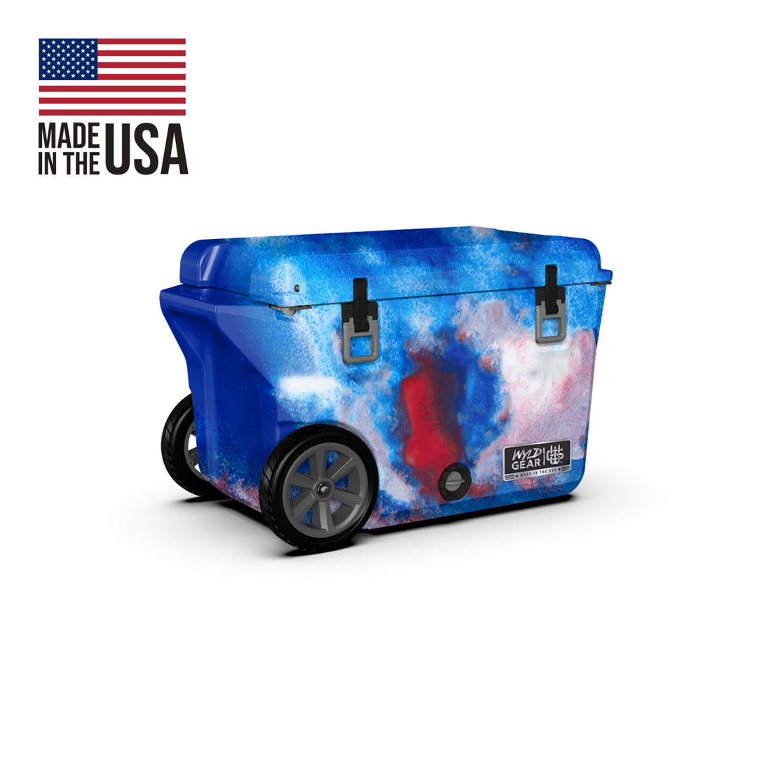 Wyld Gear 50QT Cooler, red/white/blue