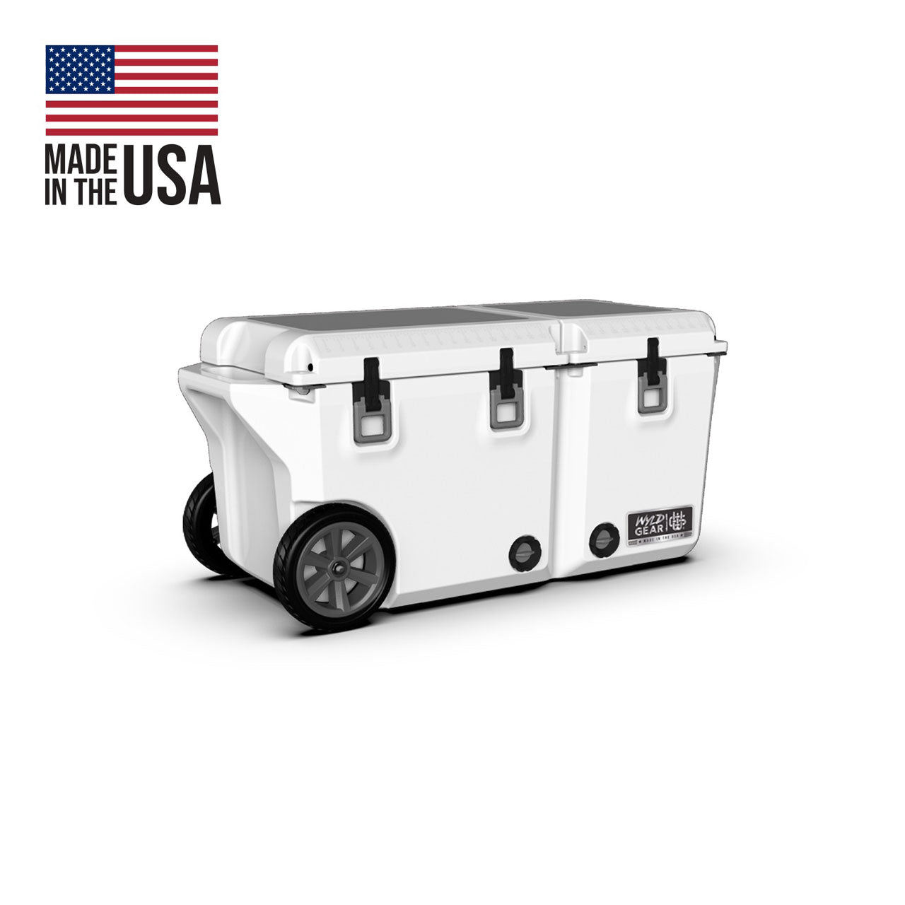 Wyld Gear 65QT Divided Cooler, white