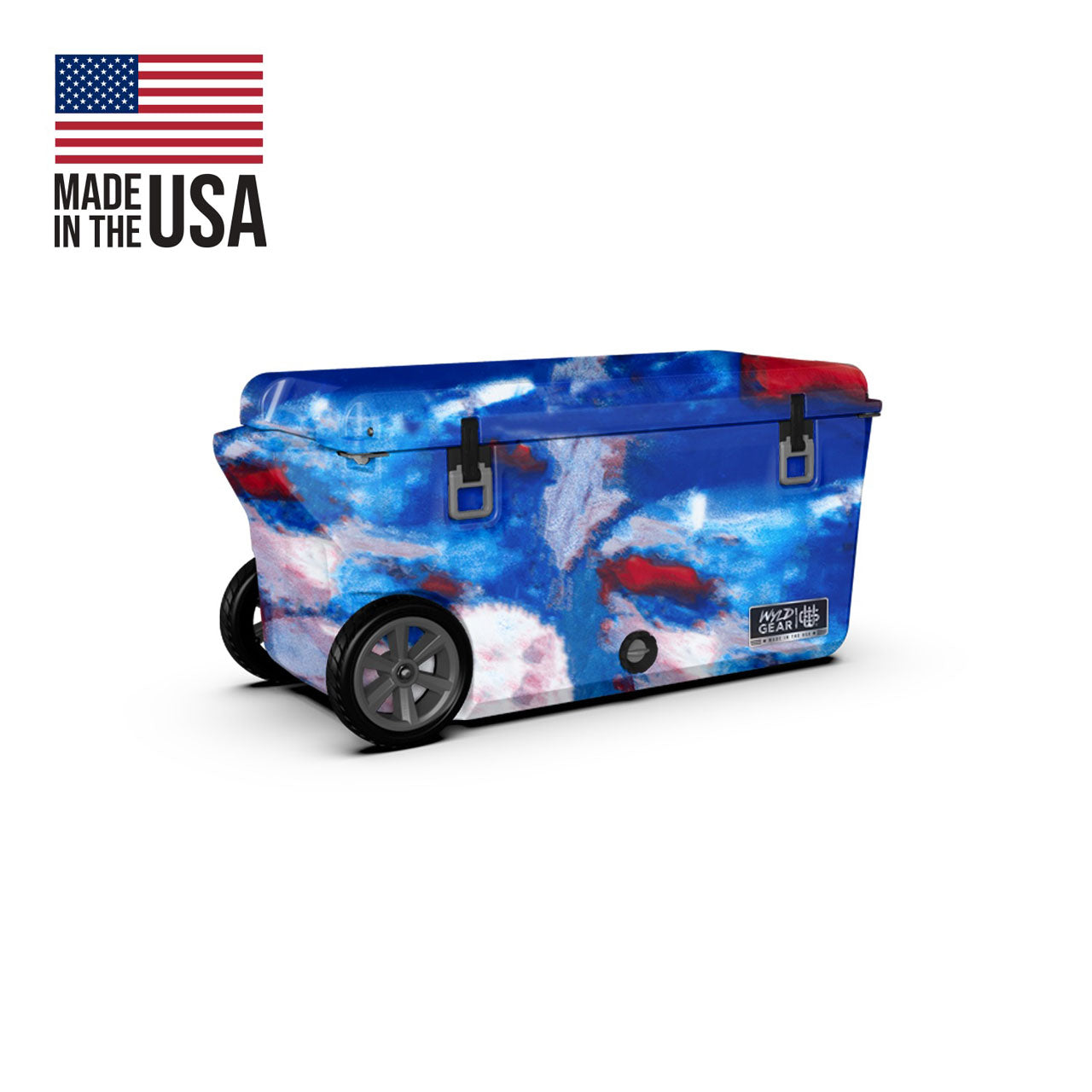 Wyld Gear 75QT Cooler, red/white/blue