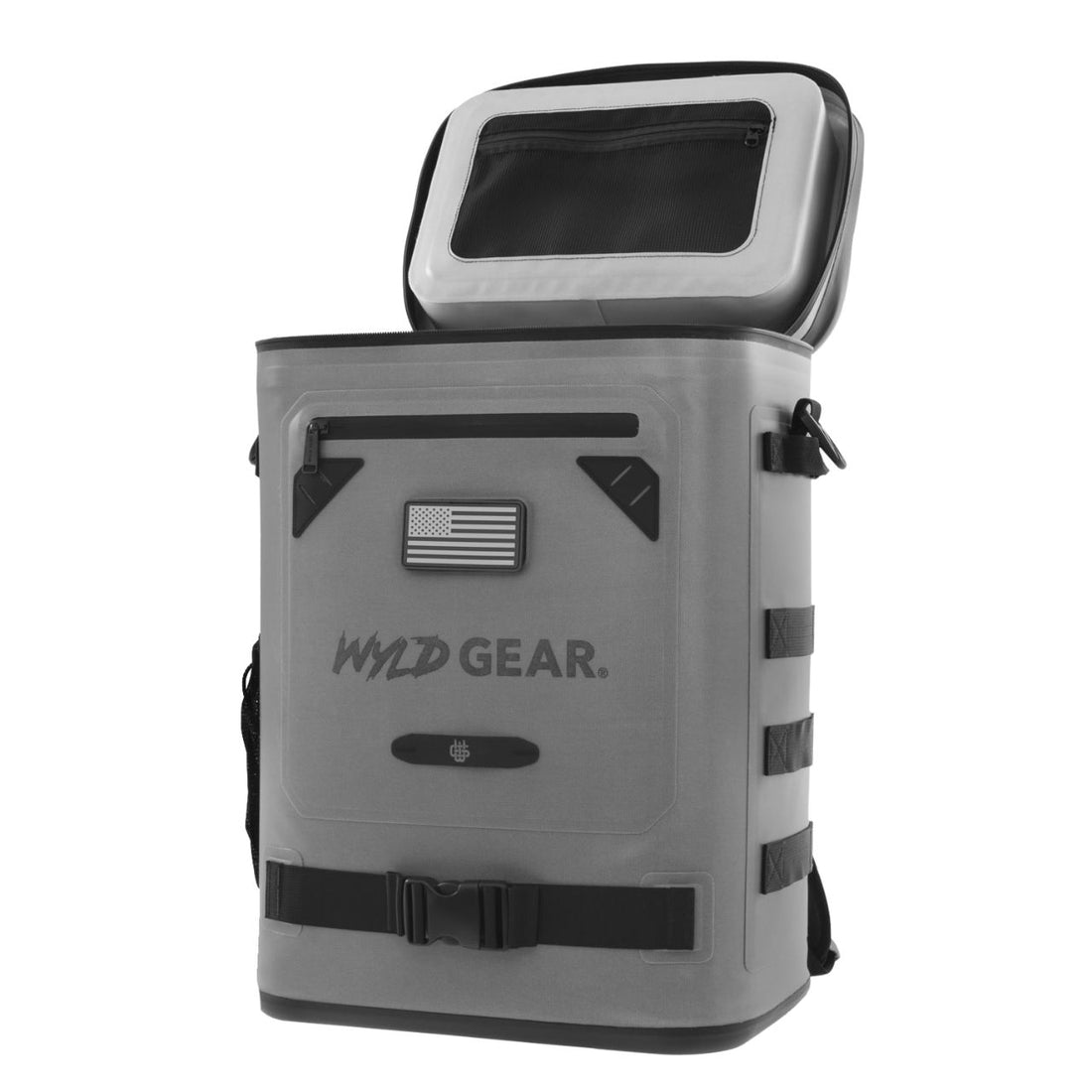 Wyld Gear Soft Cooler Backpack 13,31 Liter, grey/black