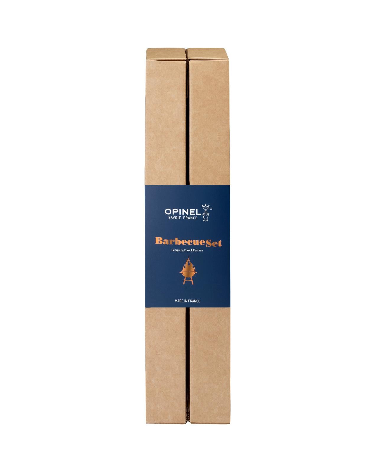 Opinel No 12B Barbecue-Set, Boutique Box, 3-teilig