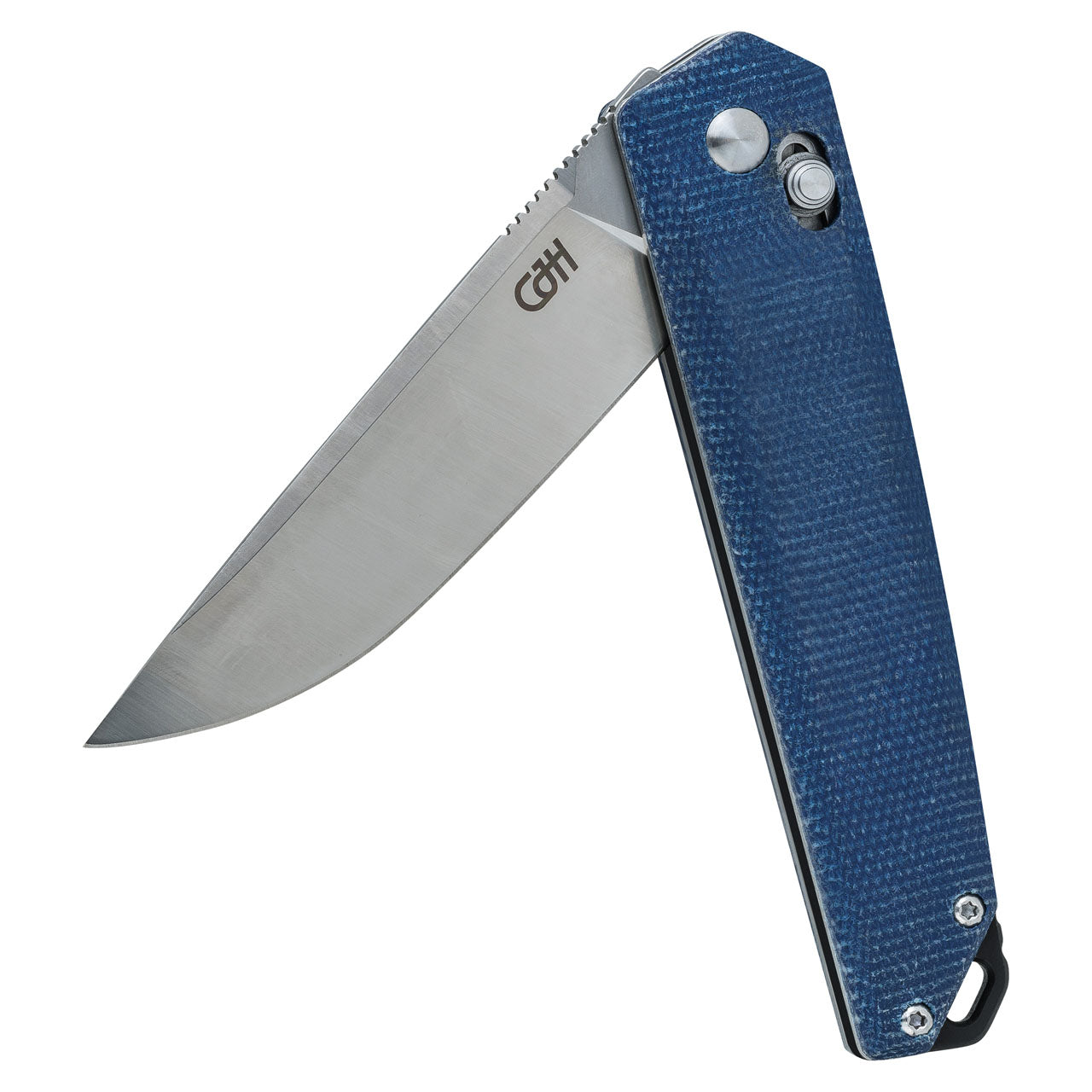 Herbertz CJH Einhandmesser, Micarta, blau