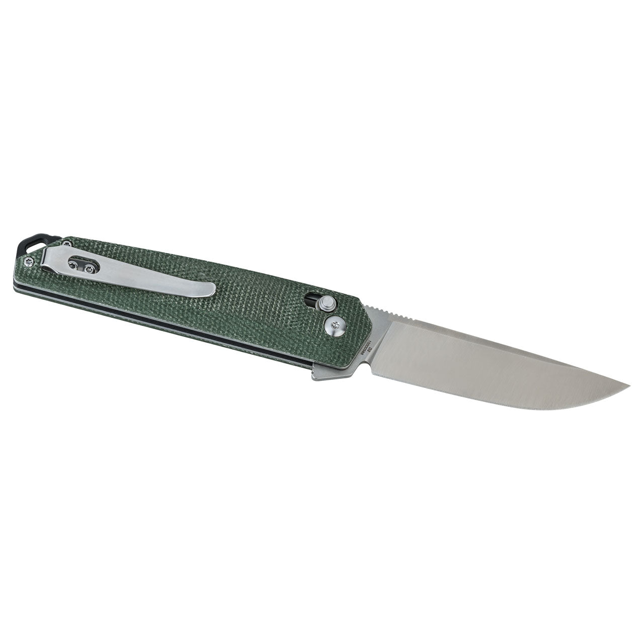 Herbertz CJH Einhandmesser, Micarta, grün