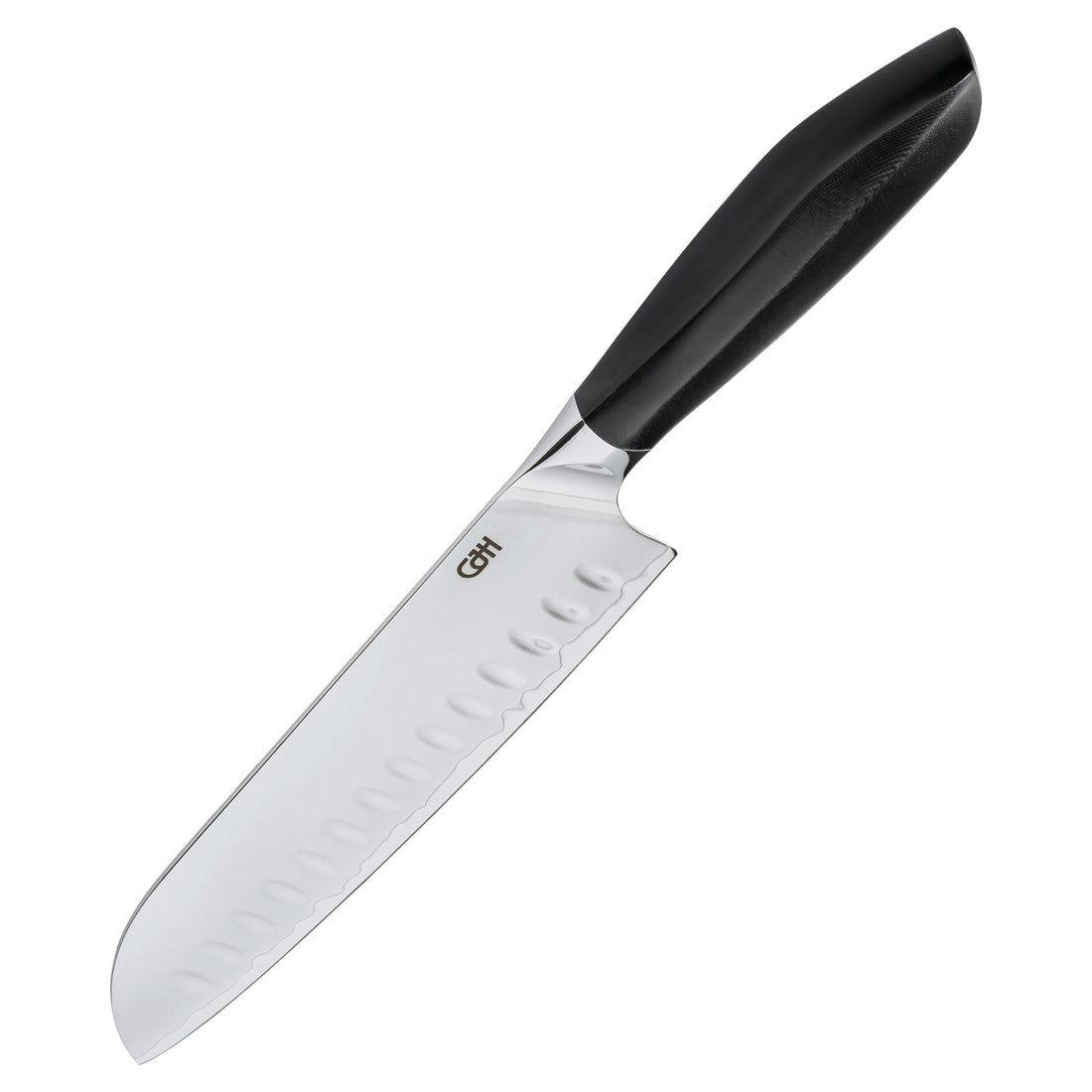 Herbertz CJH Santoku-Messer groß, 3-Lagen Stahl, G10