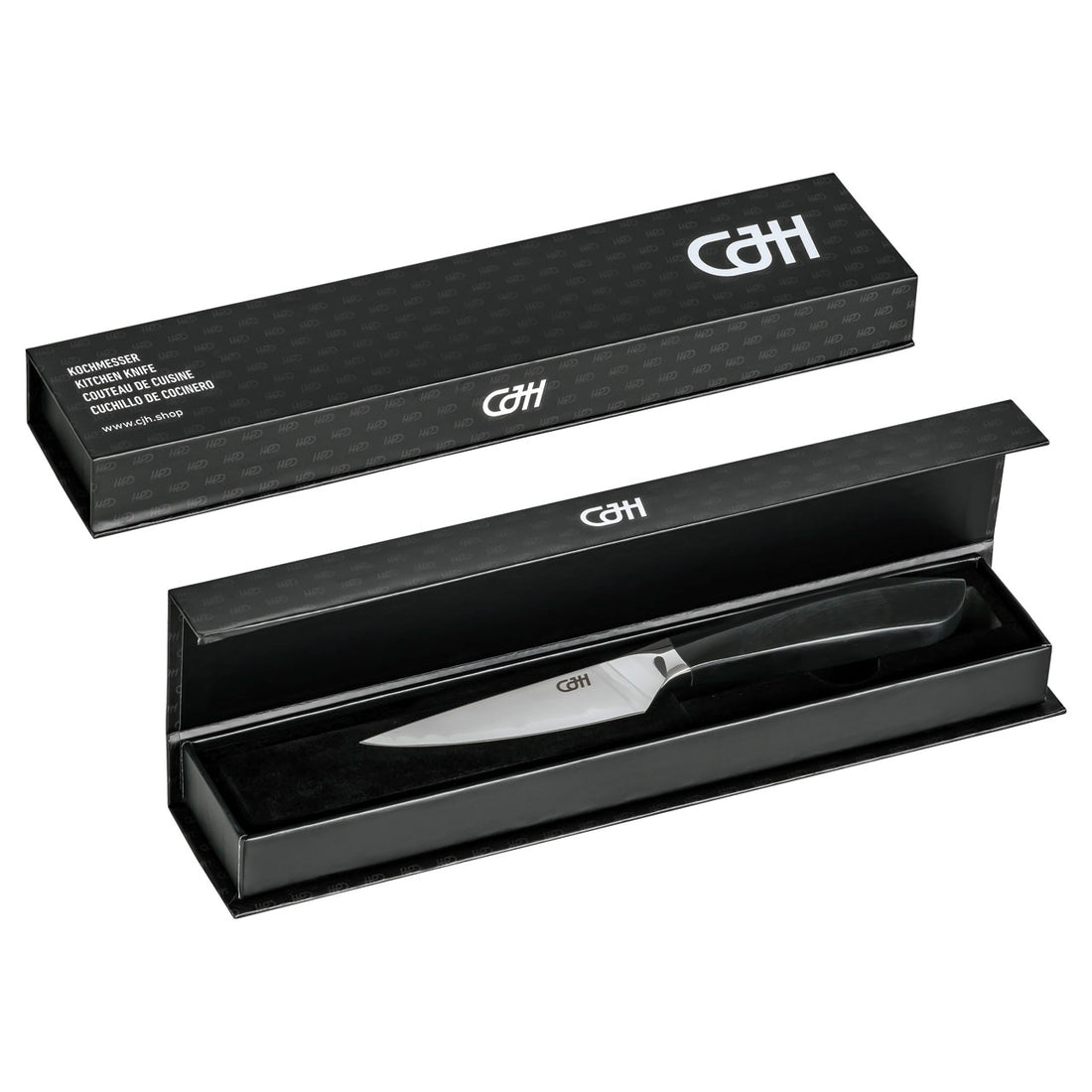 Herbertz CJH Schälmesser, 3-Lagen Stahl, G10