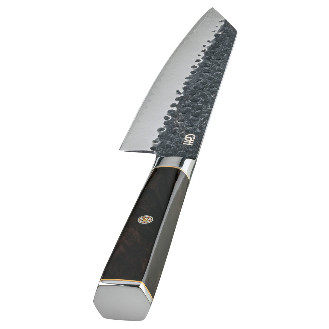 Herbertz CJH Kiritsuke-Messer, 67-Lagen Damast, Ebenholz