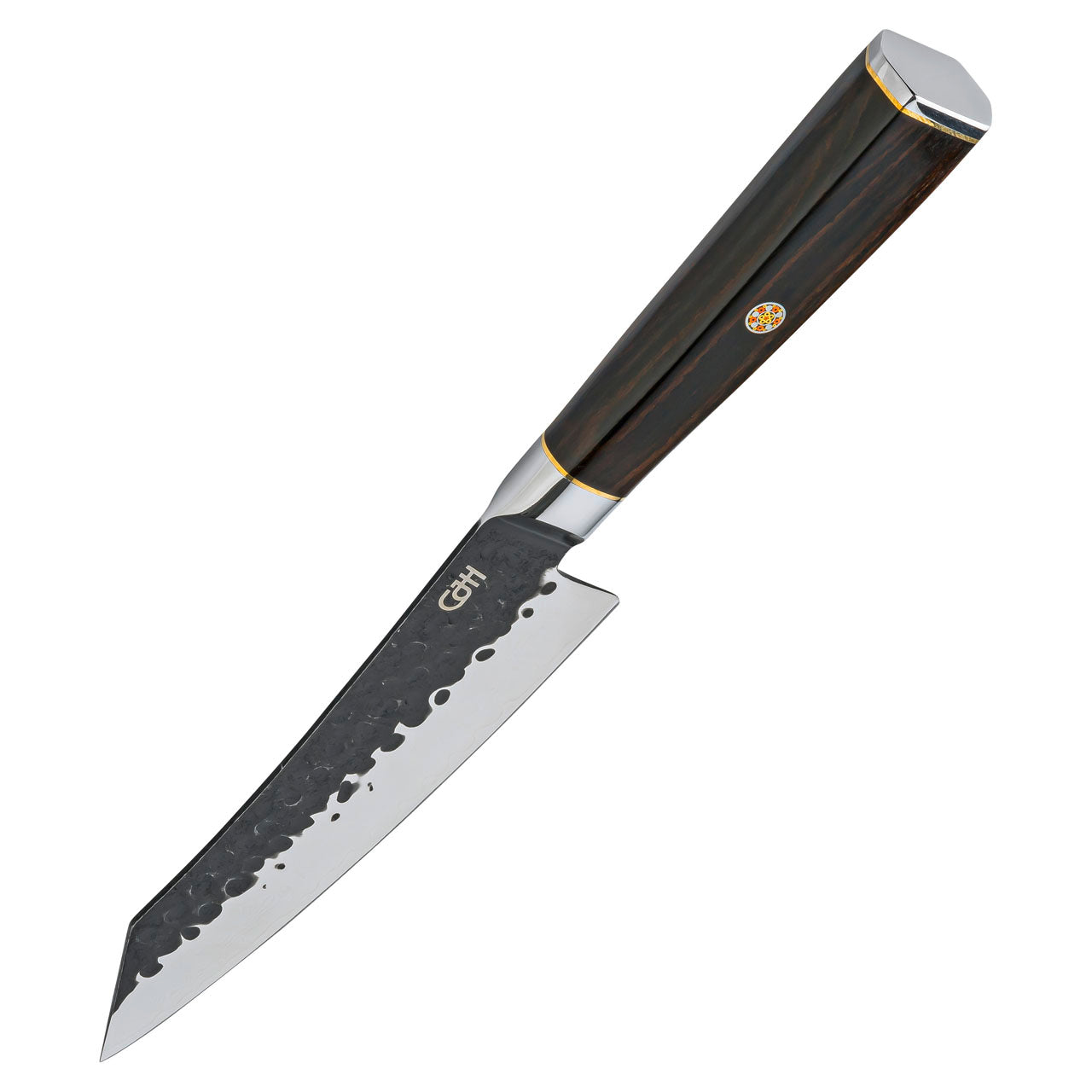 Herbertz CJH Kiritsuke-Messer klein, 67-Lagen Damast, Ebenholz