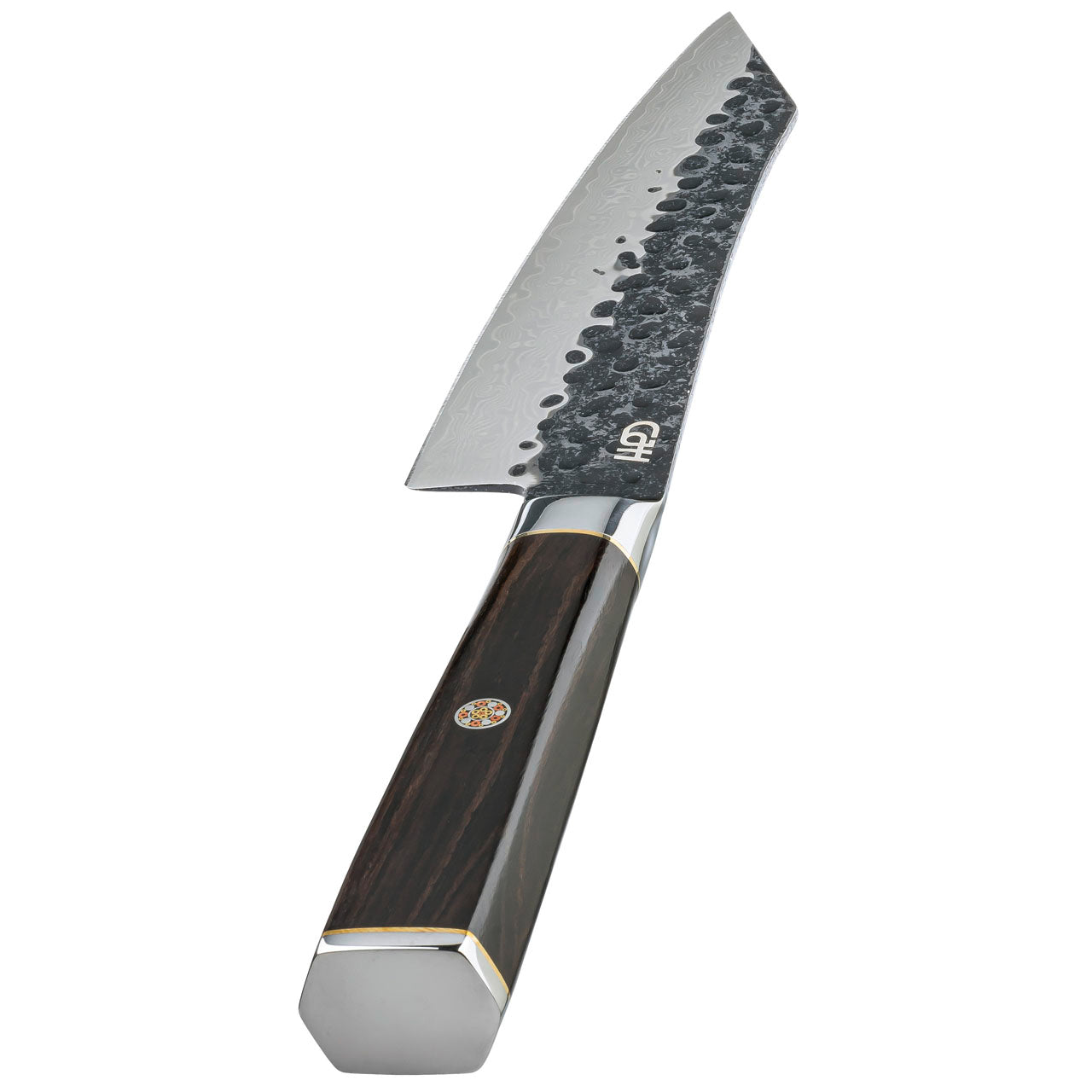 Herbertz CJH Kiritsuke-Messer klein, 67-Lagen Damast, Ebenholz