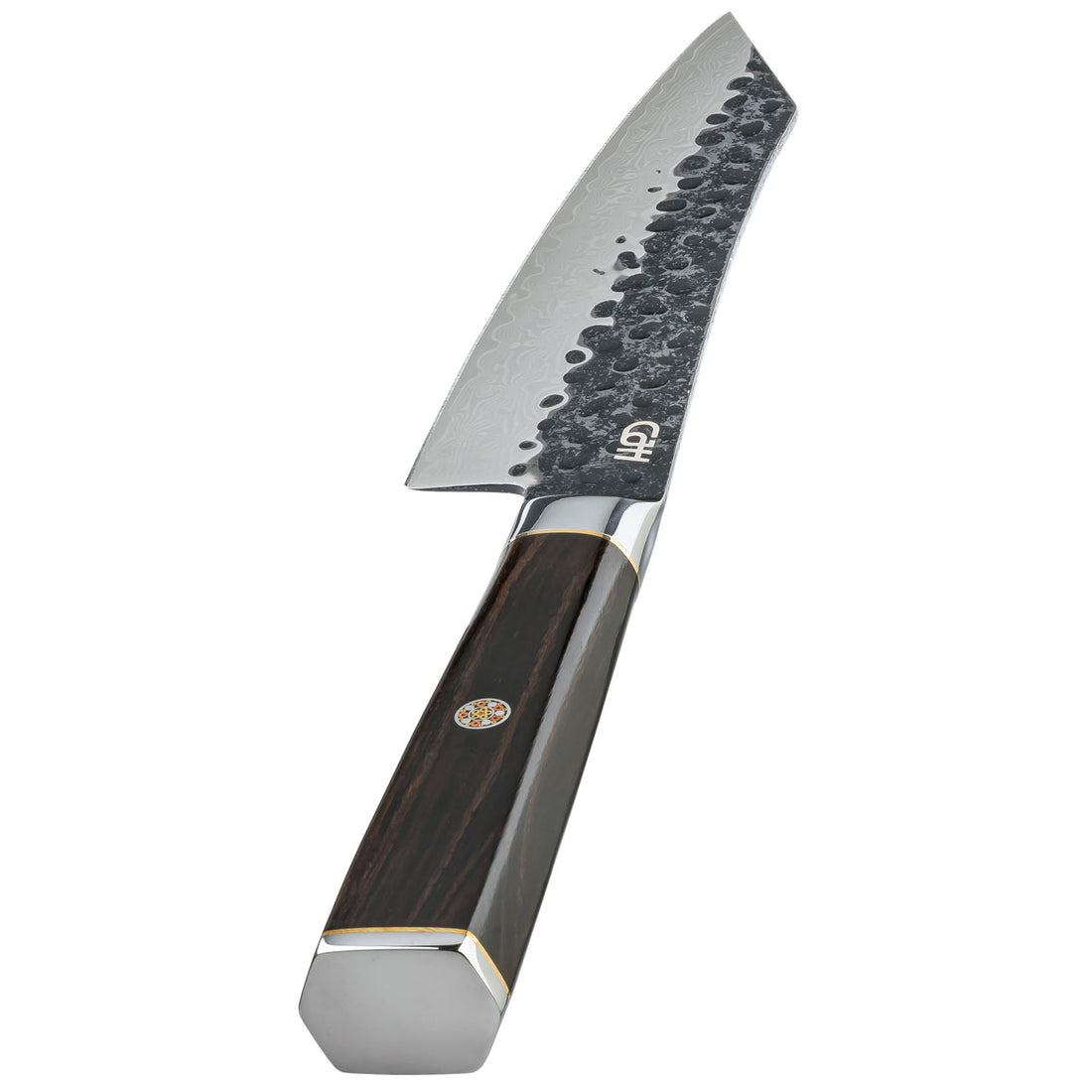 Herbertz CJH Kiritsuke-Messer klein, 67-Lagen Damast, Ebenholz