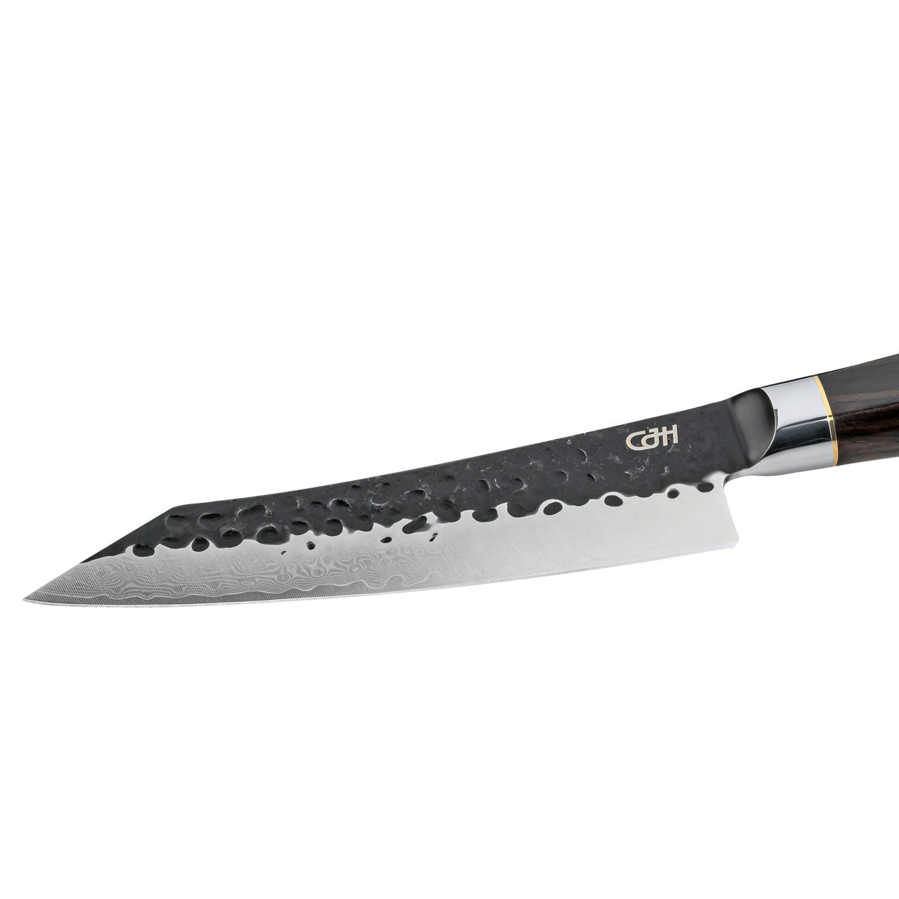 Herbertz CJH Kiritsuke-Messer klein, 67-Lagen Damast, Ebenholz