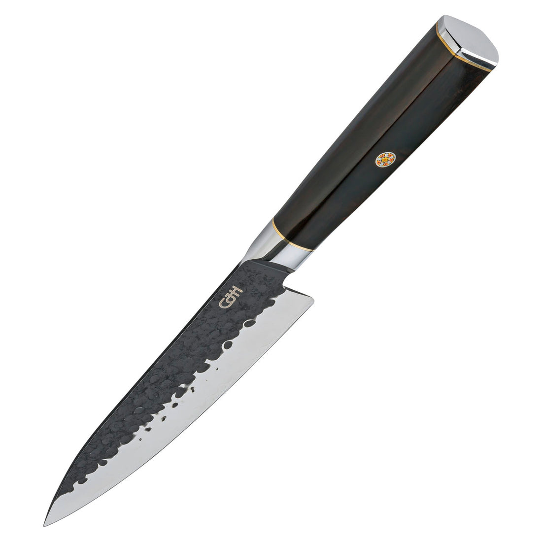 Herbertz CJH Kochmesser klein, 67-Lagen Damast, Ebenholz
