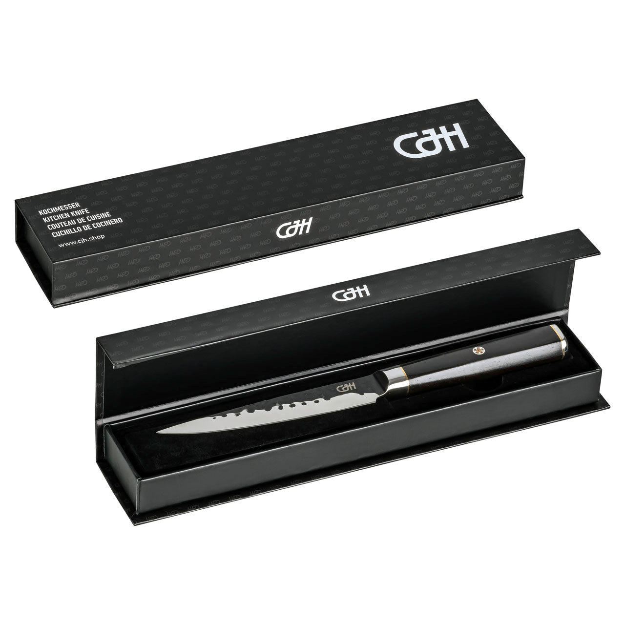 Herbertz CJH Universalmesser, 67-Lagen Damast, Ebenholz