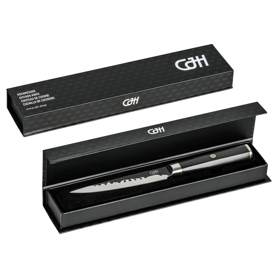 Herbertz CJH Universalmesser, 67-Lagen Damast, Ebenholz