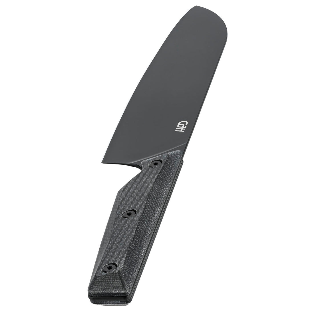 Herbertz CJH Santoku-Messer groß, VG10 Stahl, Micarta, schwarz