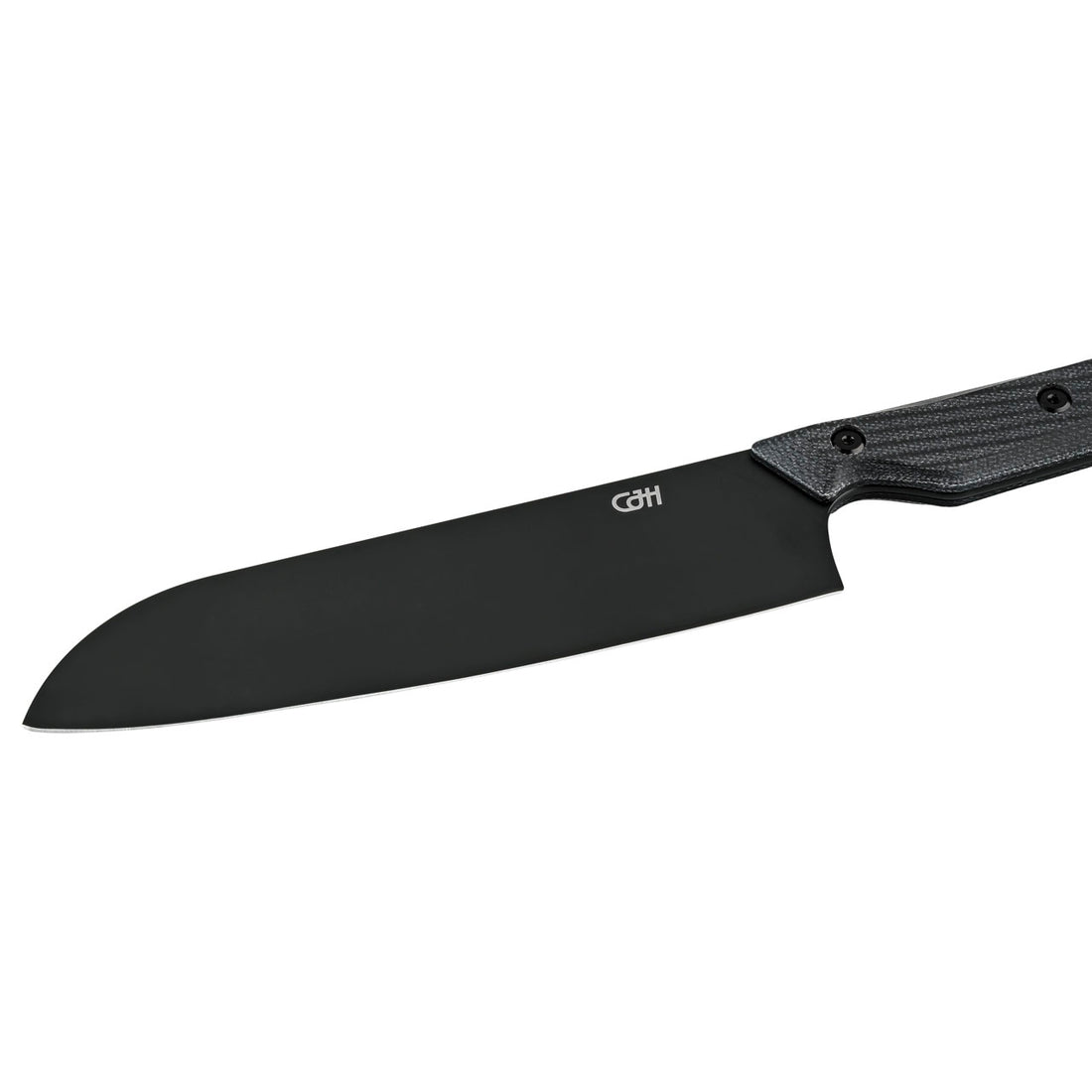 Herbertz CJH Santoku-Messer groß, VG10 Stahl, Micarta, schwarz
