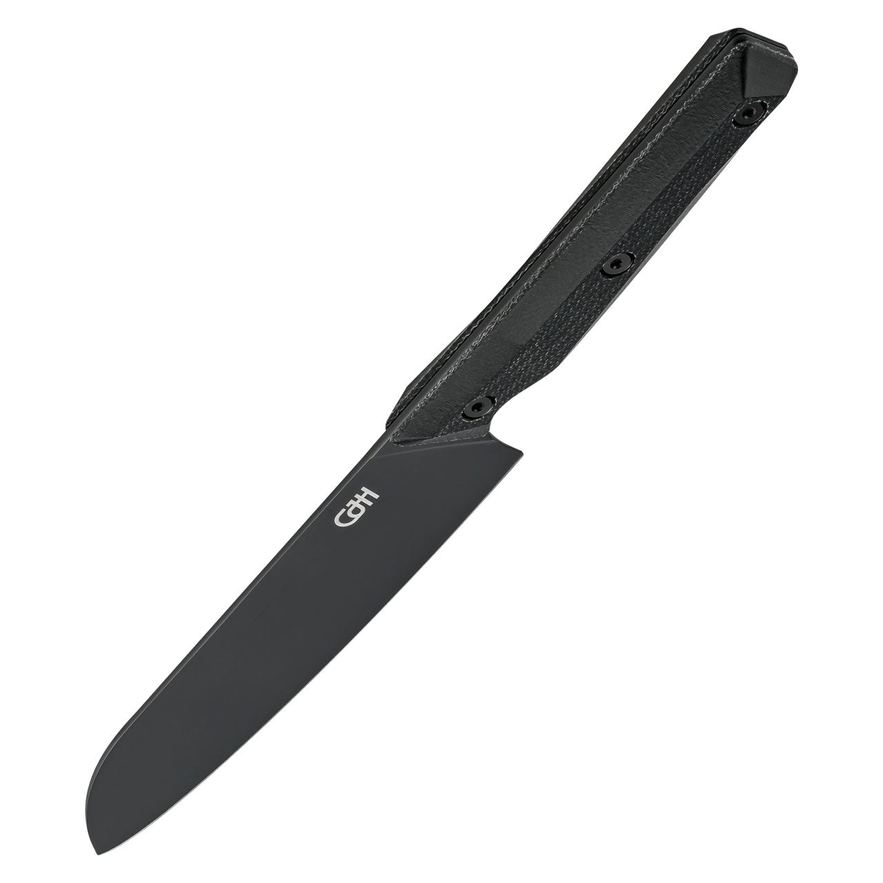 Herbertz CJH Santoku-Messer klein, VG10 Stahl, Micarta, schwarz