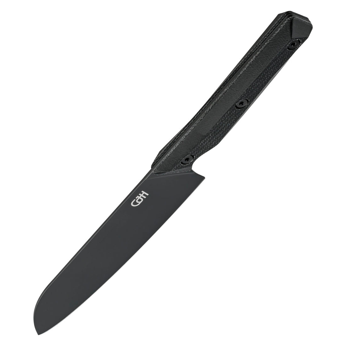 Herbertz CJH Santoku-Messer klein, VG10 Stahl, Micarta, schwarz