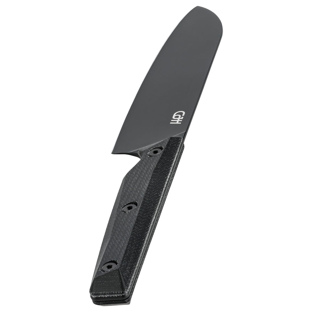 Herbertz CJH Santoku-Messer klein, VG10 Stahl, Micarta, schwarz