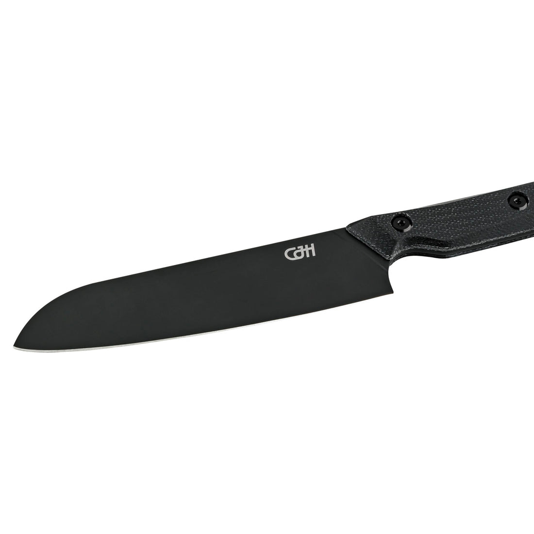 Herbertz CJH Santoku-Messer klein, VG10 Stahl, Micarta, schwarz