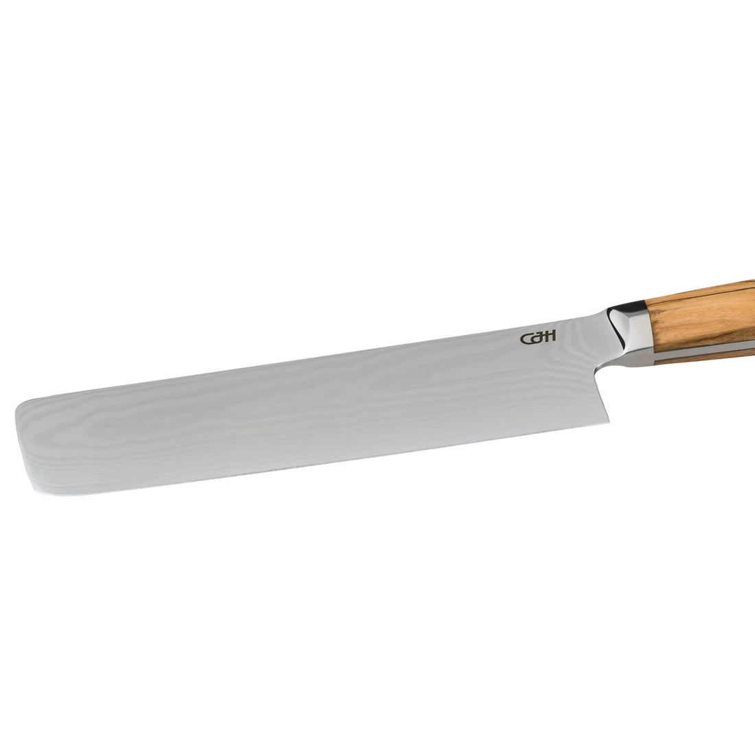 Herbertz CJH Hackmesser, 67-Lagen Damast, Olivenholz