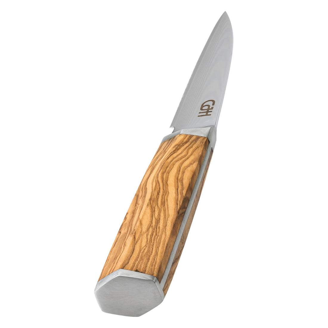 Herbertz CJH Universalmesser, 67-Lagen Damast, Olivenholz