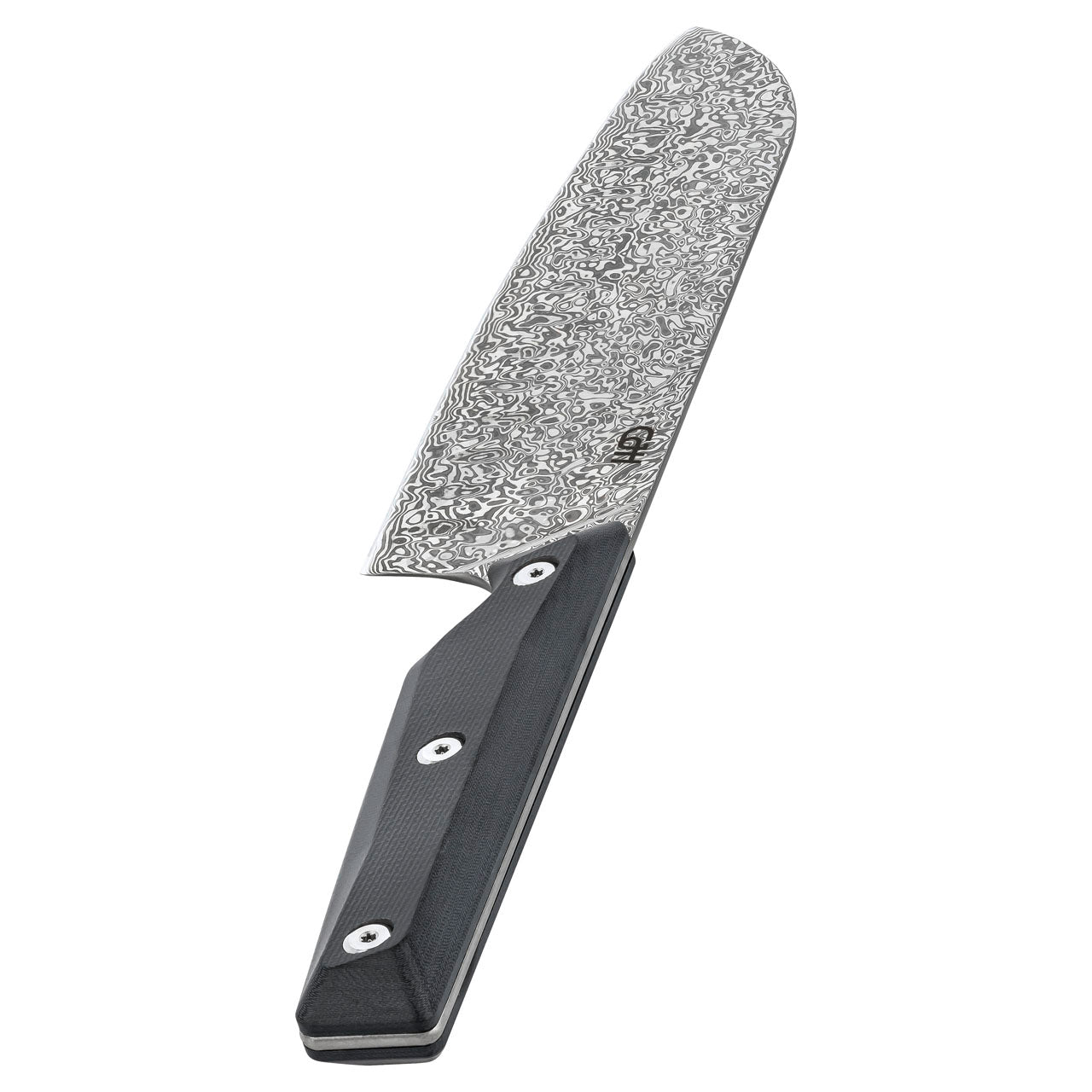 Herbertz CJH Santoku-Messer groß, 110-Lagen Damast, G10