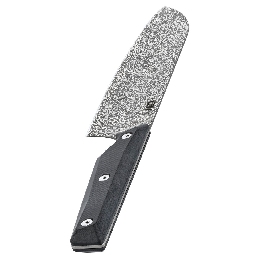 Herbertz CJH Santoku-Messer groß, 110-Lagen Damast, G10