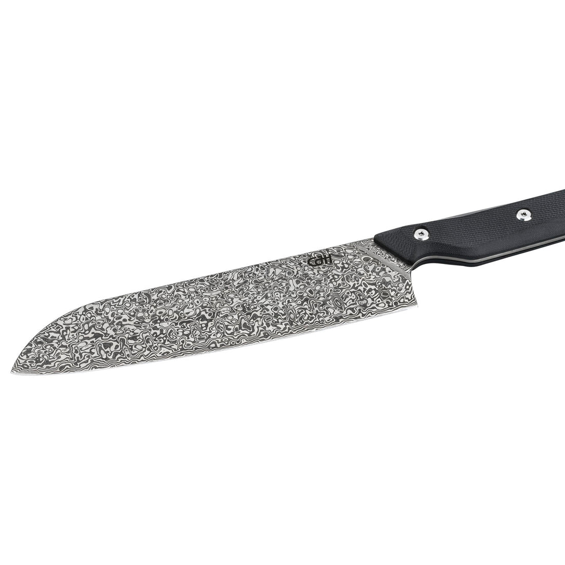 Herbertz CJH Santoku-Messer groß, 110-Lagen Damast, G10