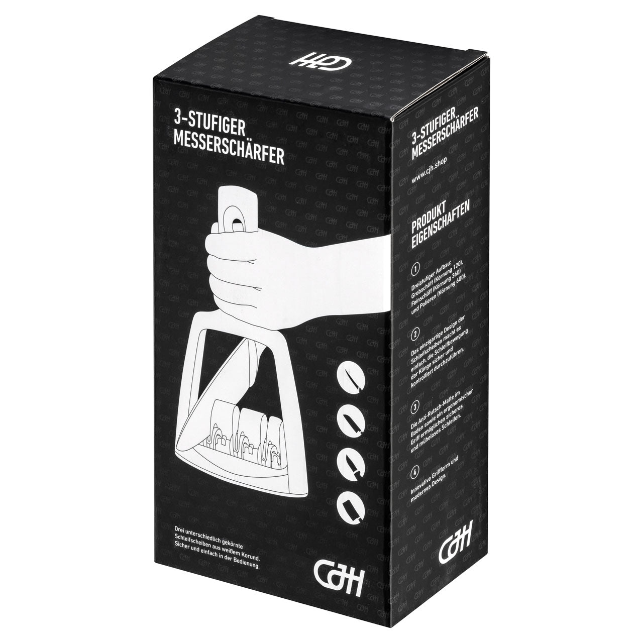 Herbertz CJH Messerschärfer, 3-stufig