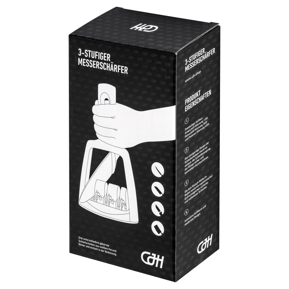 Herbertz CJH Messerschärfer, 3-stufig