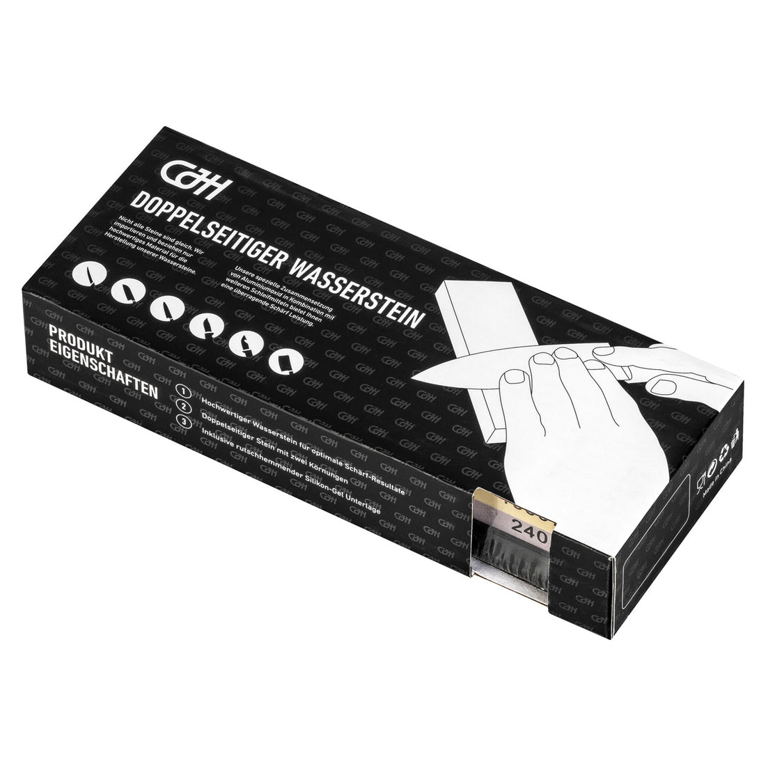 Herbertz CJH doppelseitiger Korund Wasserstein 240/1000