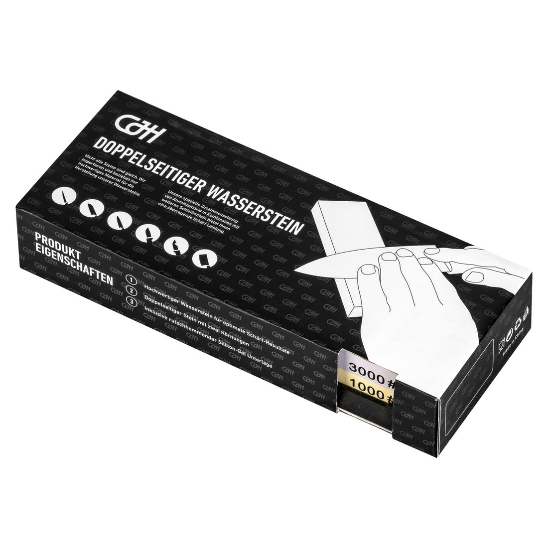 Herbertz CJH doppelseitiger Korund Wasserstein 1000/3000