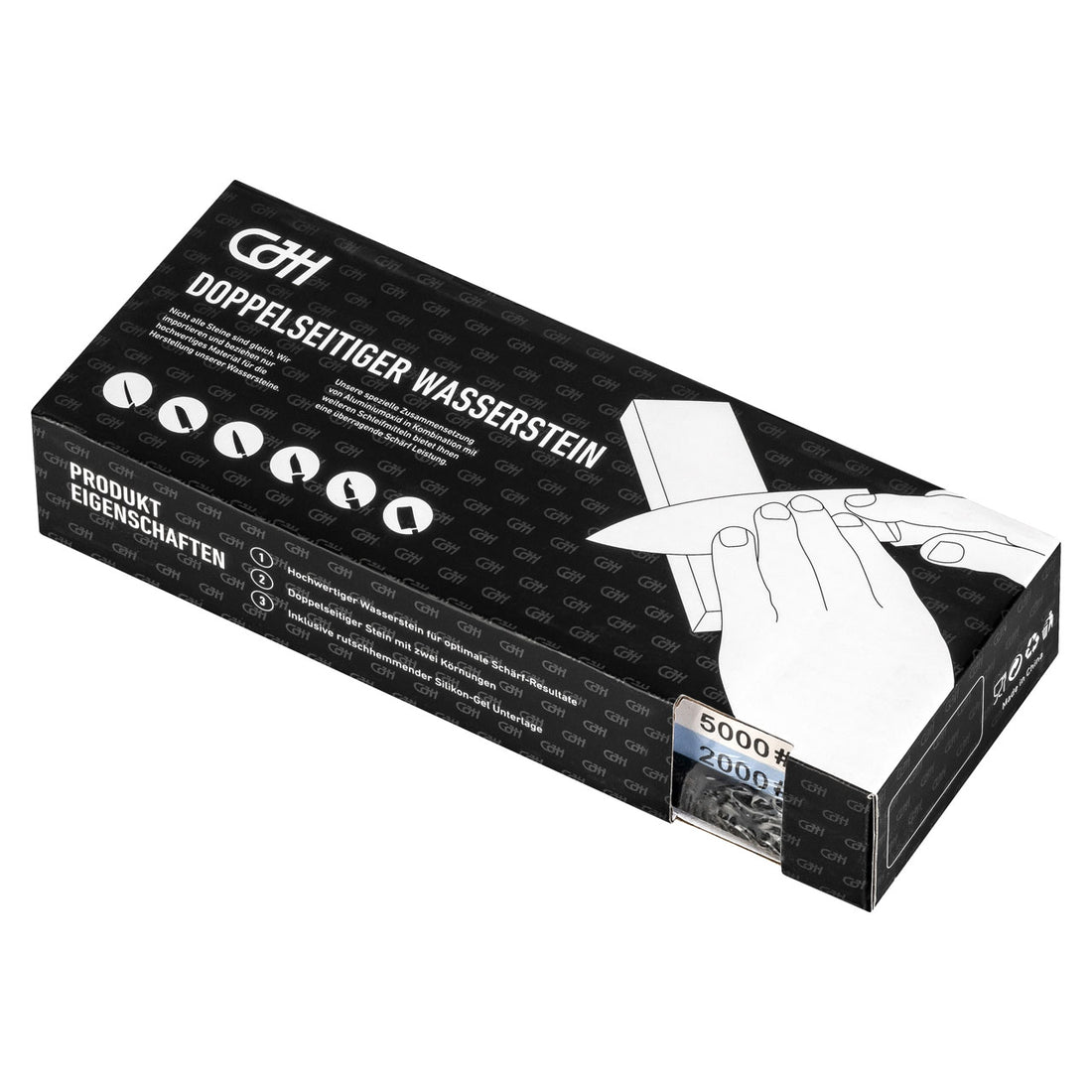 Herbertz CJH doppelseitiger Korund Wasserstein 2000/5000