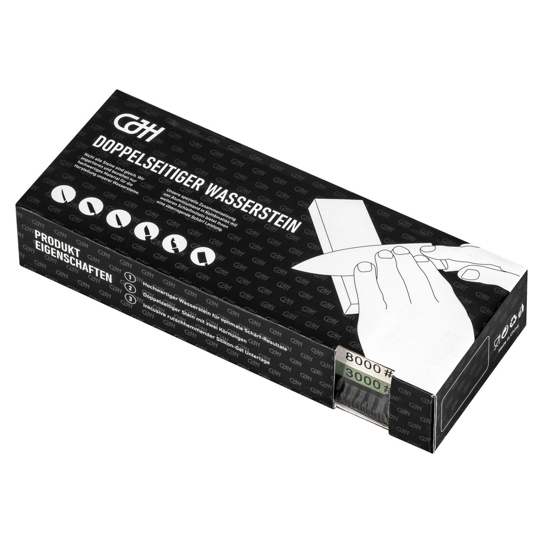 Herbertz CJH doppelseitiger Korund Wasserstein 3000/8000