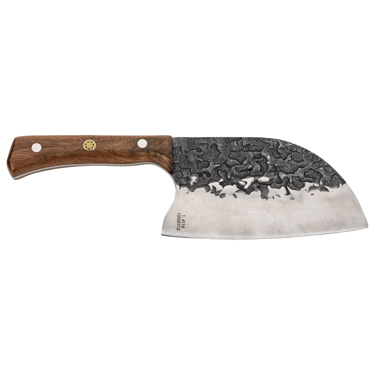 Herbertz CJH Outdoor Koch- und Hackmesser, Walnussholz