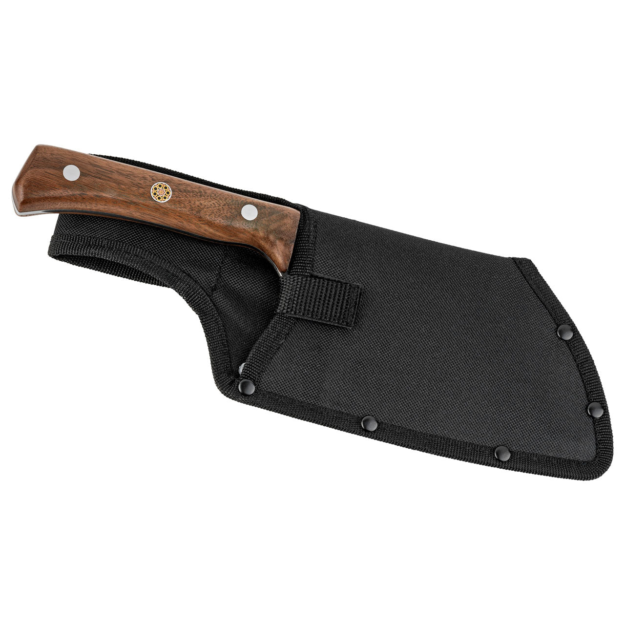 Herbertz CJH Outdoor Koch- und Hackmesser, Walnussholz