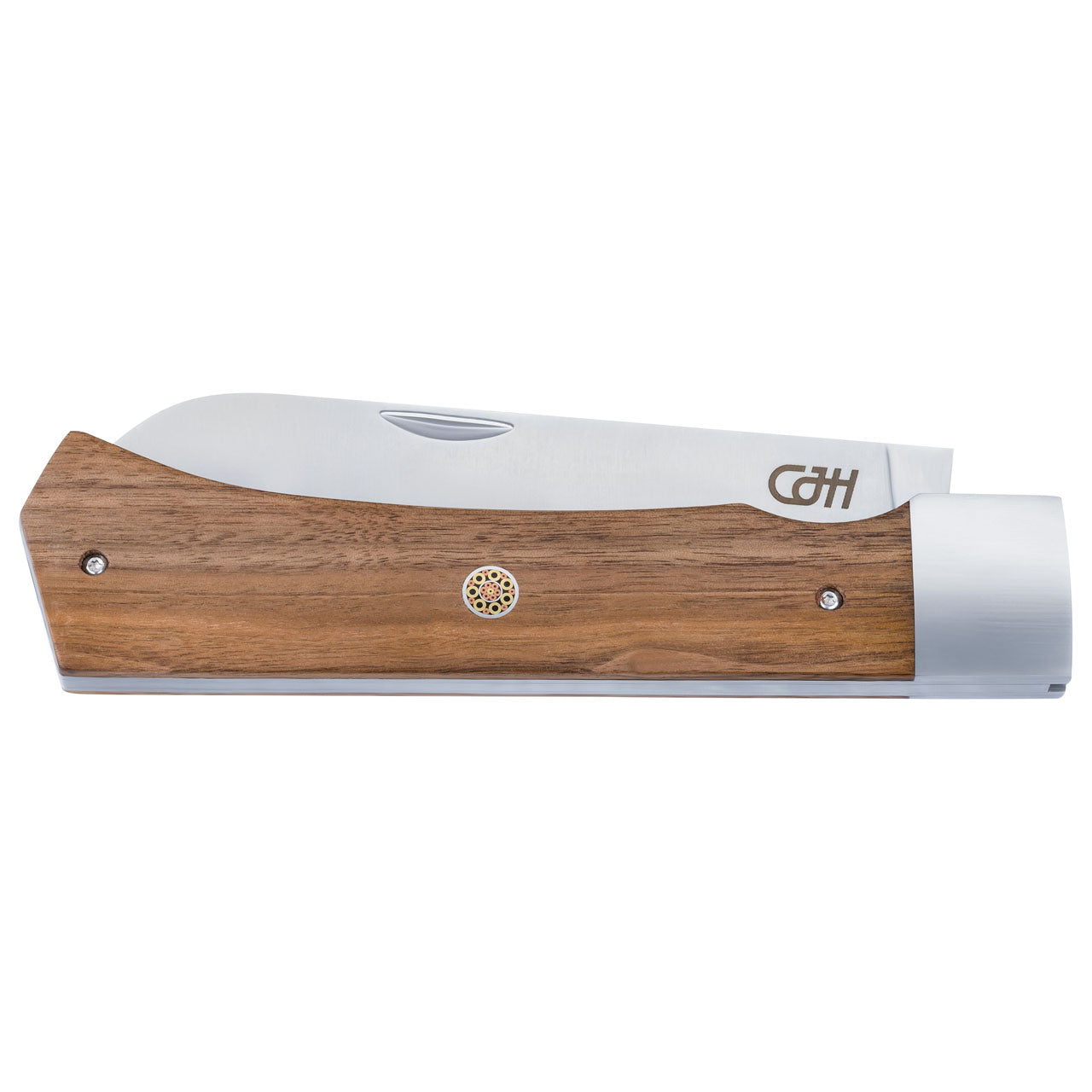 Herbertz CJH Outdoor Santoku-Messer, Walnussholz, Taschenmesser