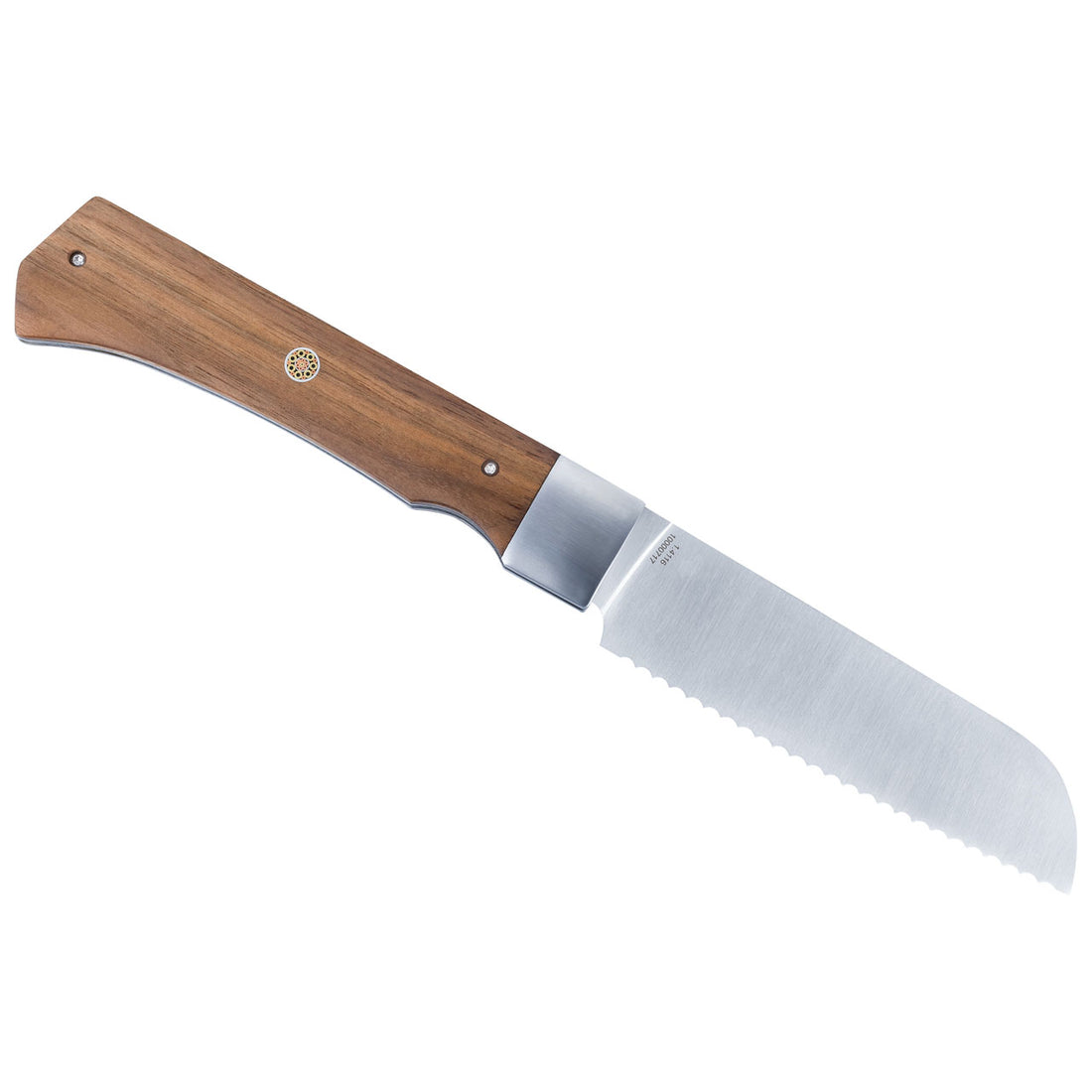 Herbertz CJH Outdoor Santoku-Messer, Walnussholz, Taschenmesser