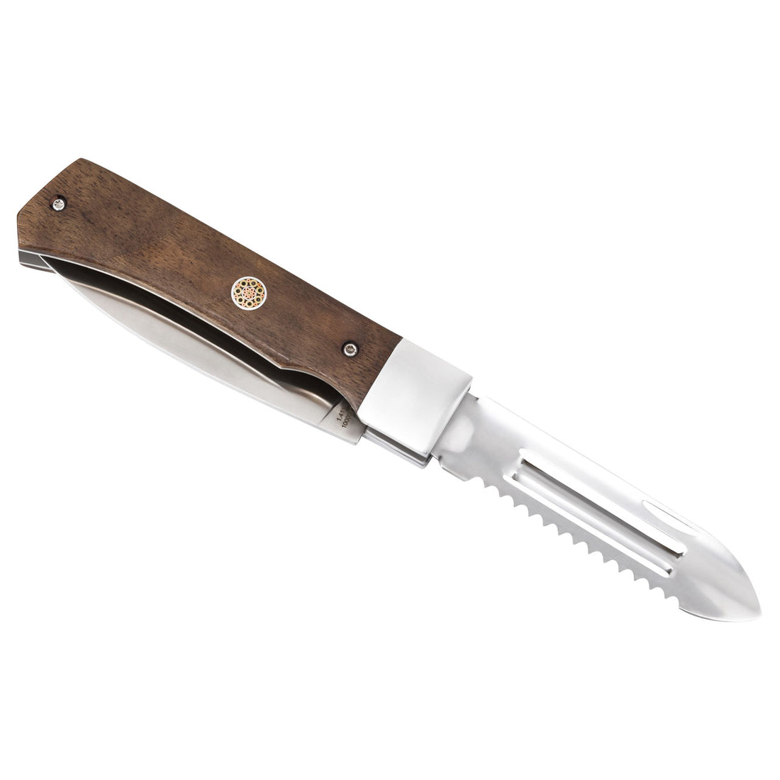 Herbertz CJH Outdoor Kochmesser, Walnussholz, Taschenmesser
