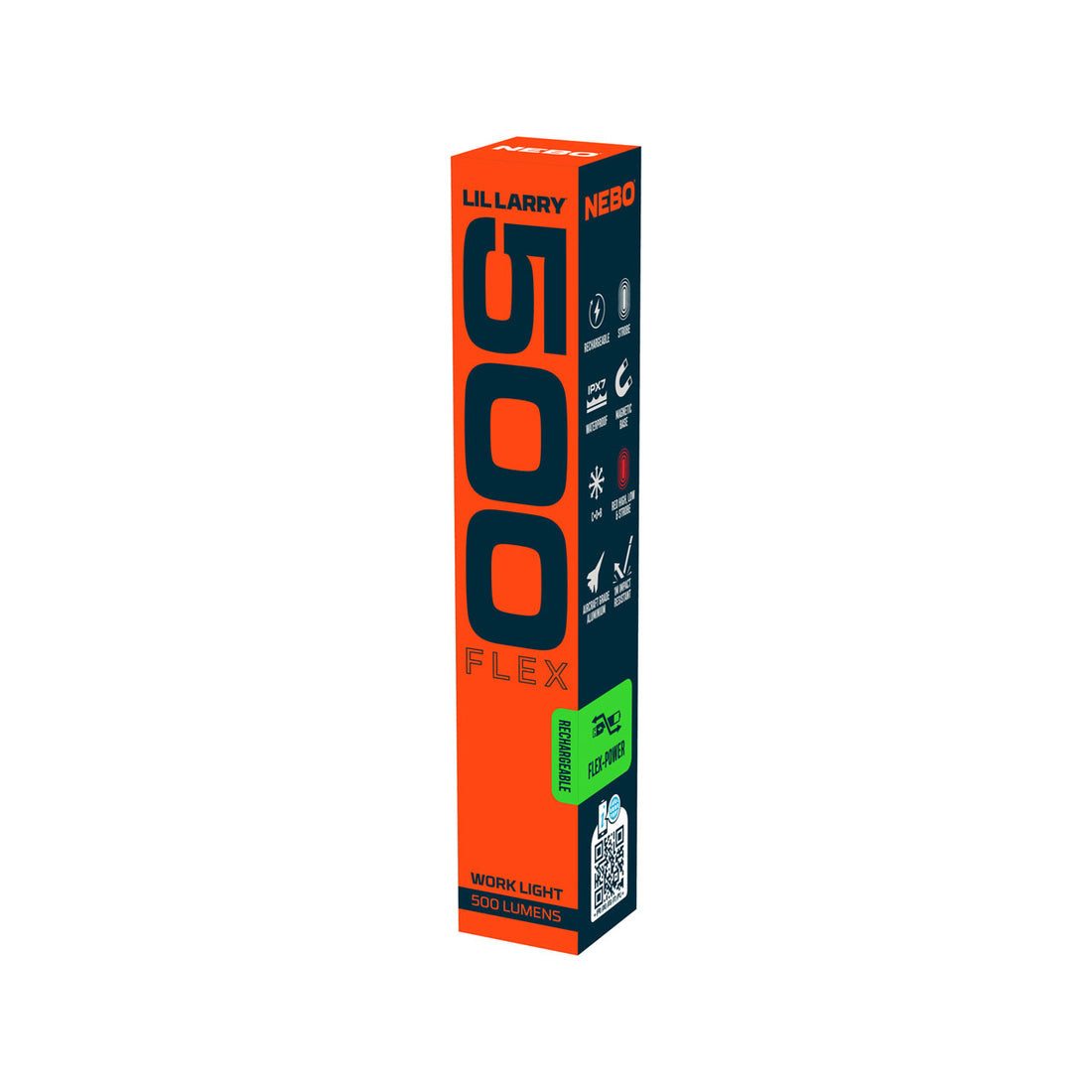 Nebo LIL LARRY 500 FLEX LED-Arbeitslampe, Blister