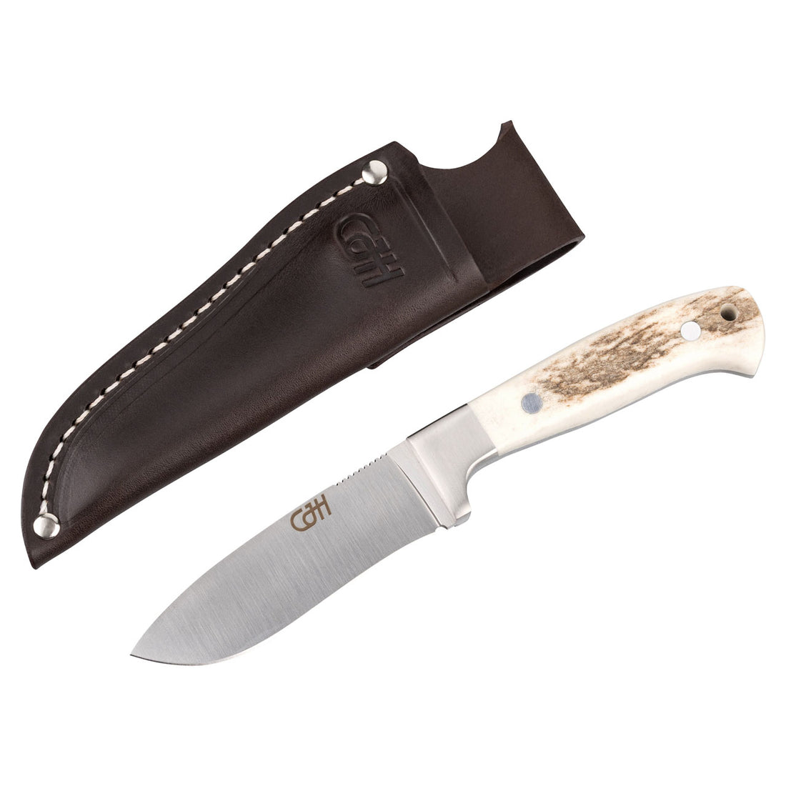 Herbertz CJH Jagdmesser, Hirschhorn