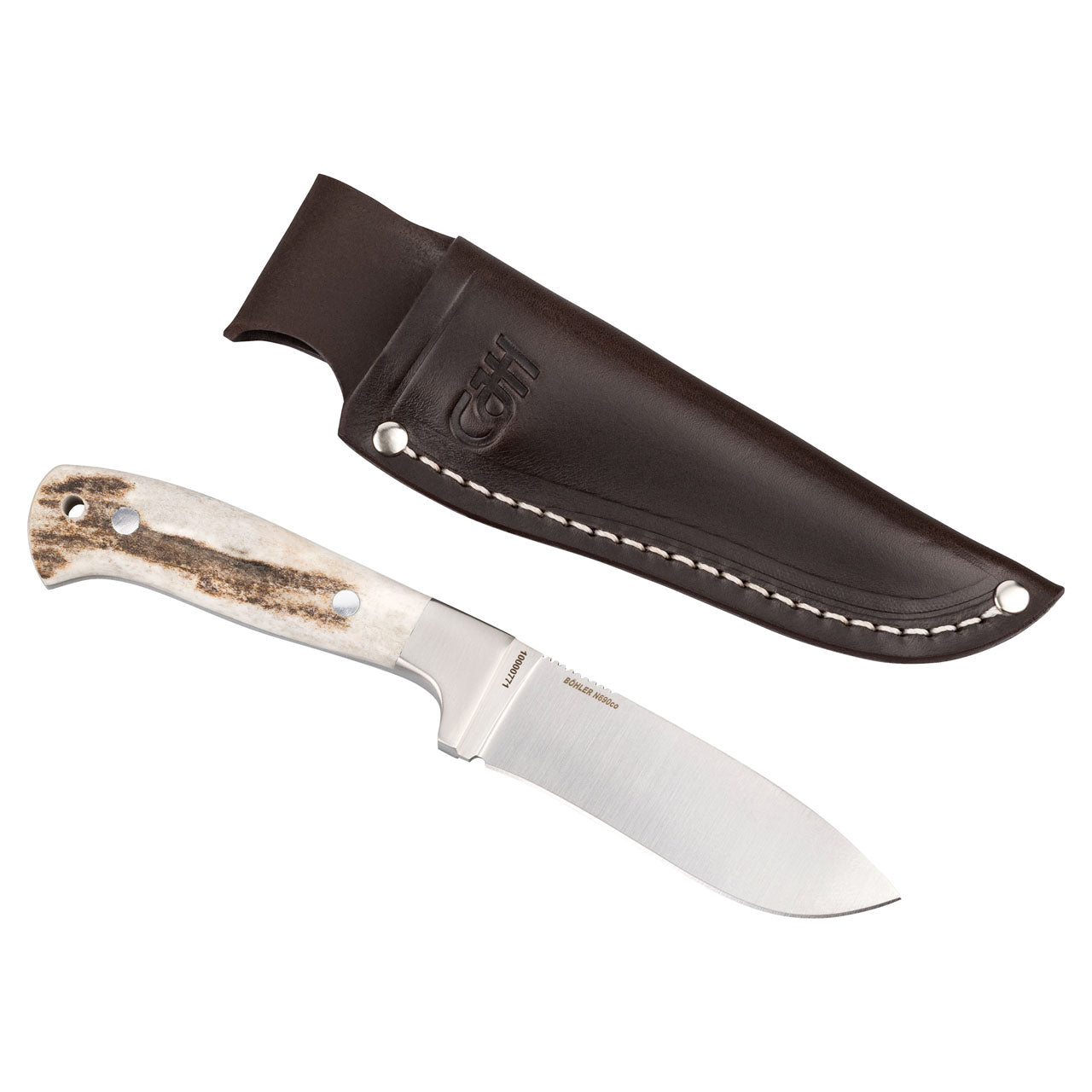 Herbertz CJH Jagdmesser, Hirschhorn