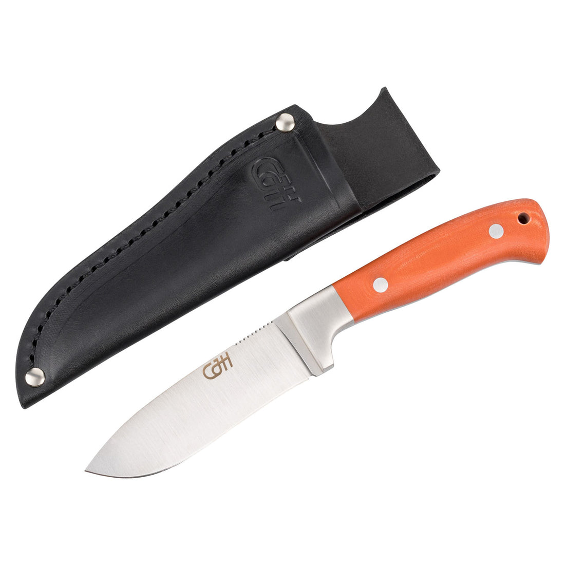 Herbertz CJH Jagdmesser, Micarta, orange